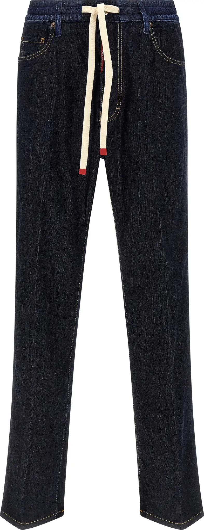 Синие джинсы Dsquared2 прямого кроя из хлопка