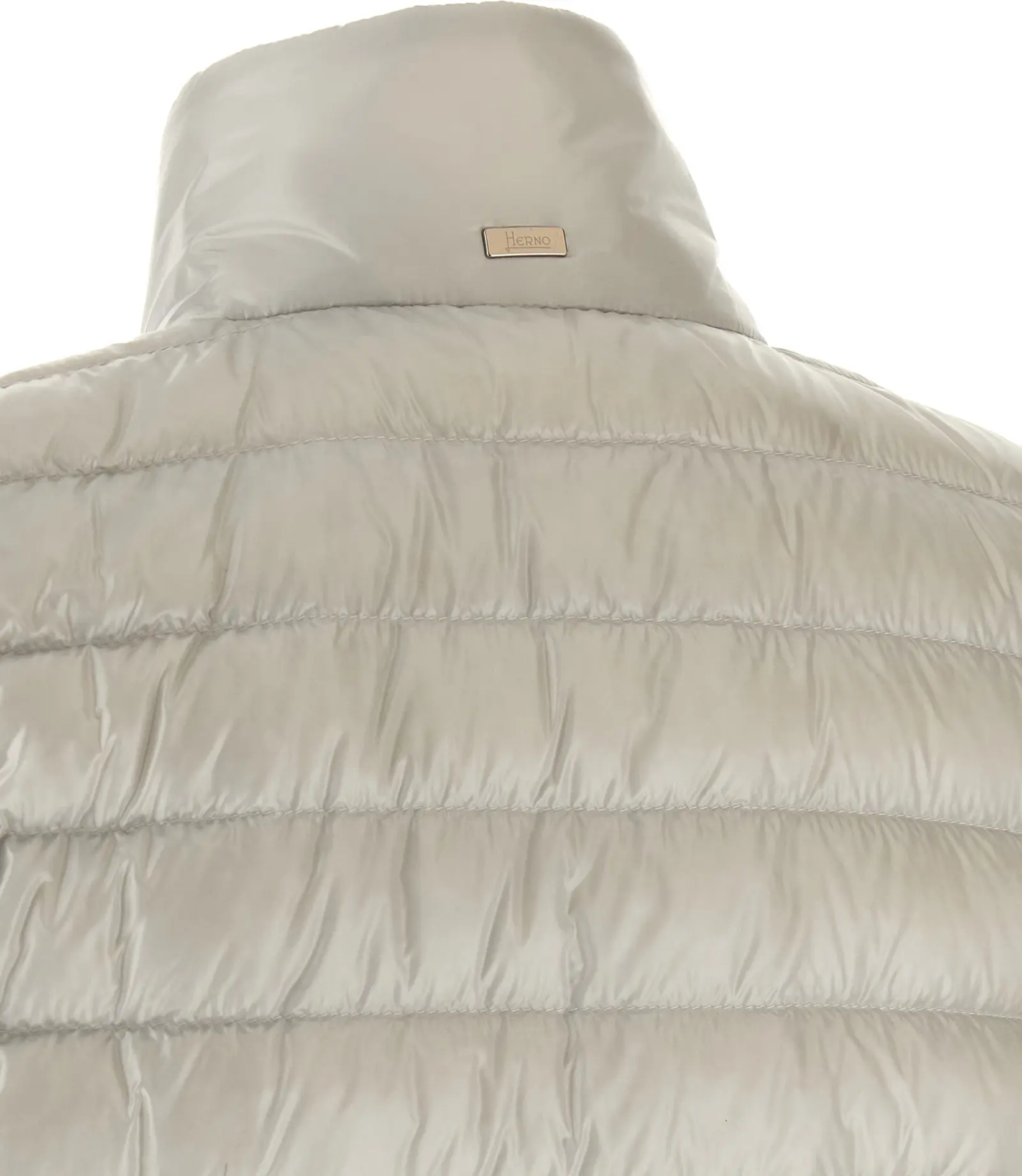 Gray Polyamide Full-Length Jacket by Herno