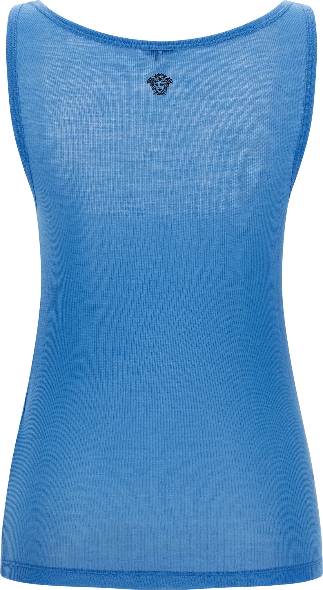 Tank Top Versace Blue Virgin Wool