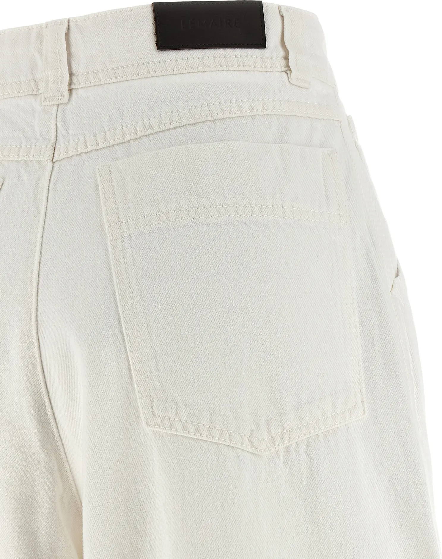 Jeans Lemaire White Cotton