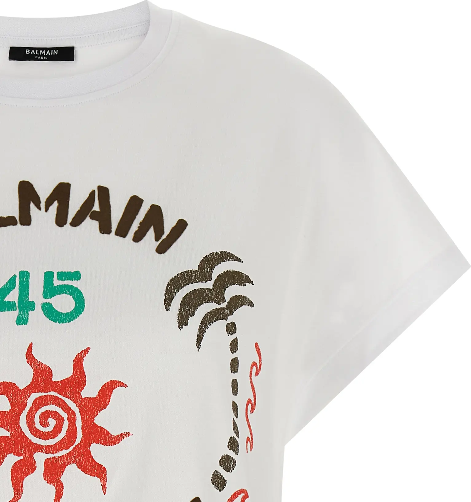Balmain paxta jersi futbolka