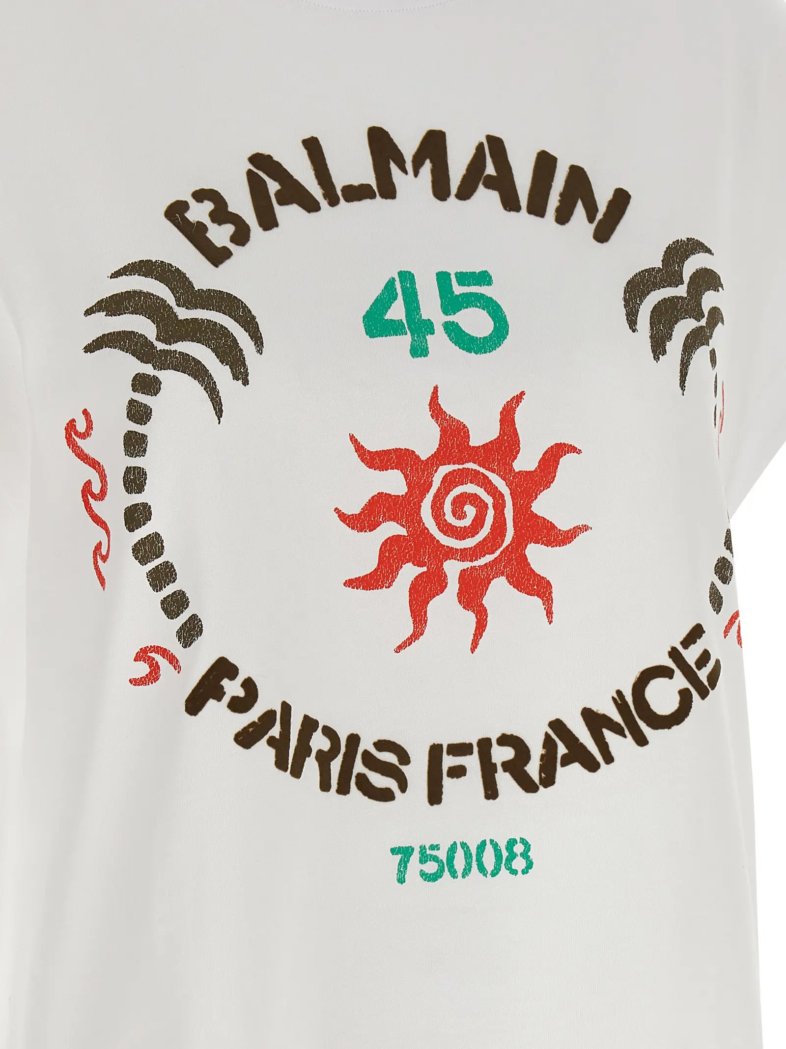 Balmain paxta jersi futbolka