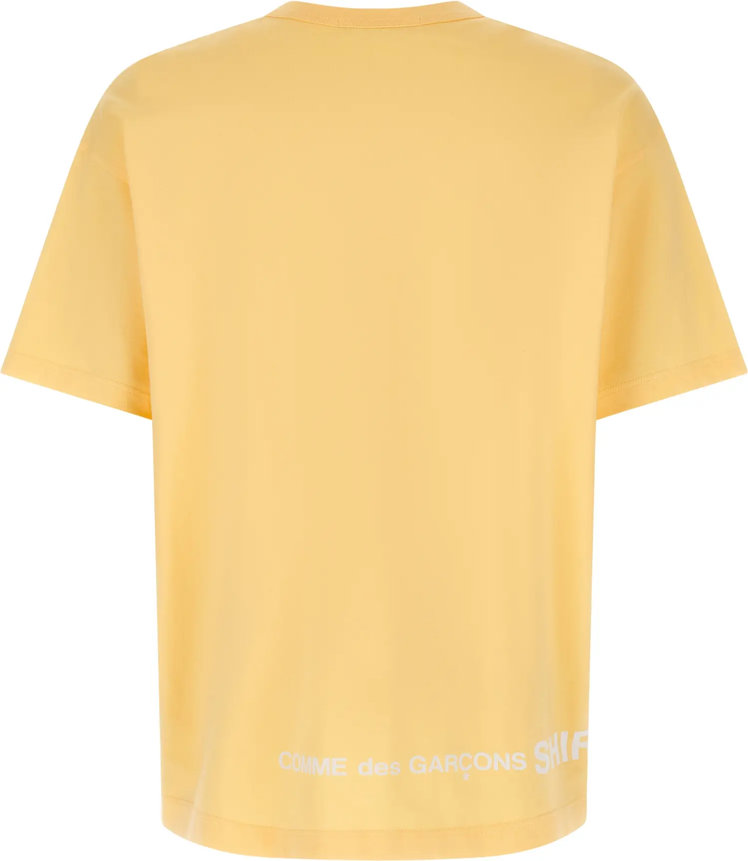 Футболка Comme Des Garcons Оранжевая хлопковая футболка