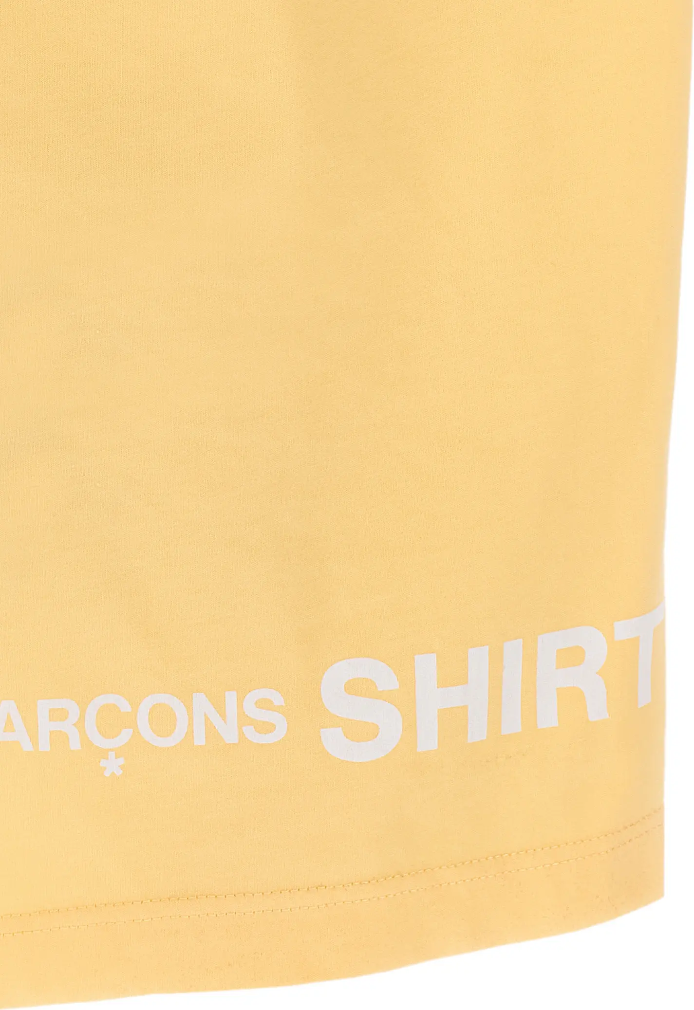 Футболка Comme Des Garcons Оранжевая хлопковая футболка