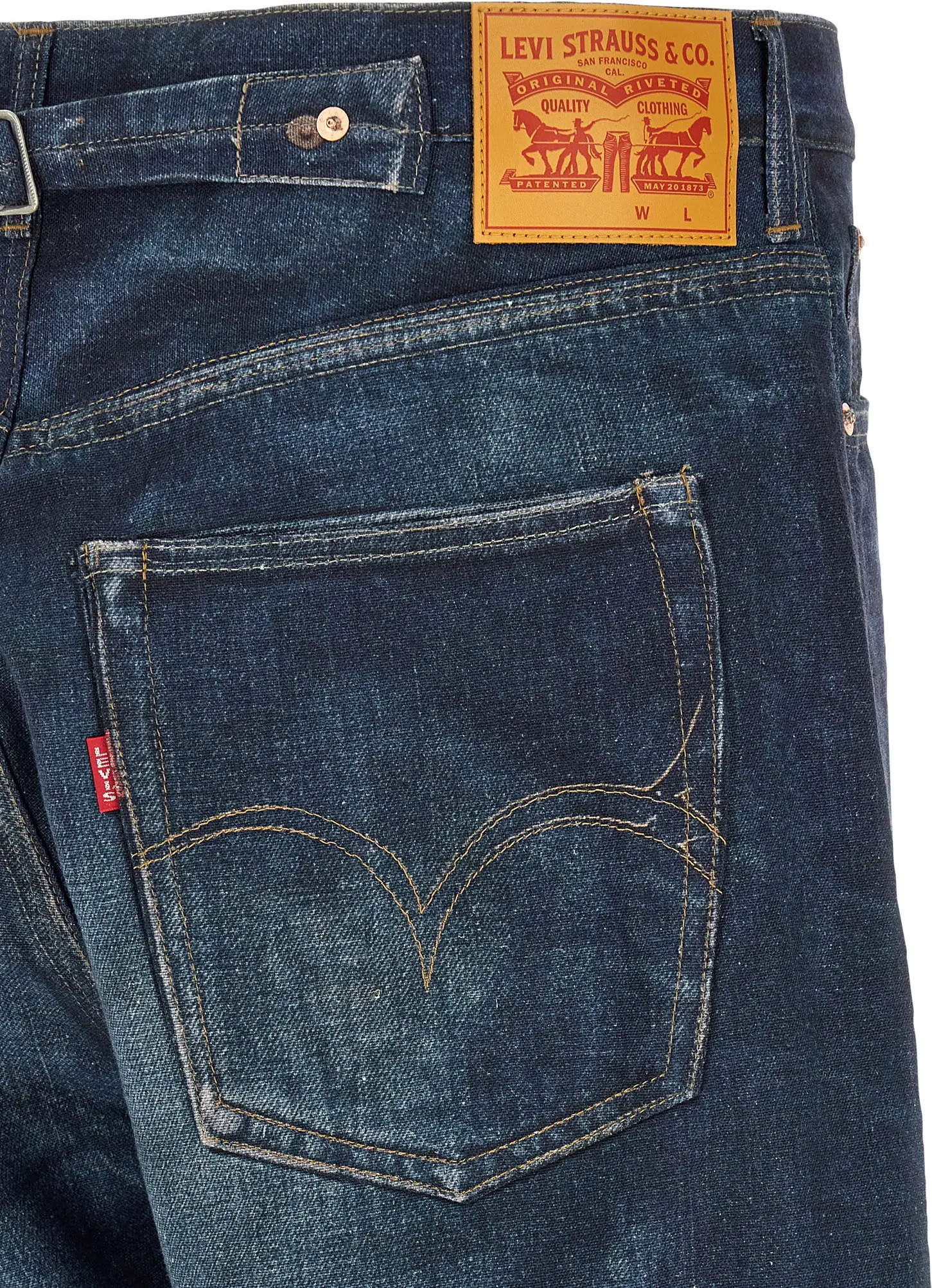Junya Watanabe Jinoviy Jins Shimlar Moviy Jeons Denim