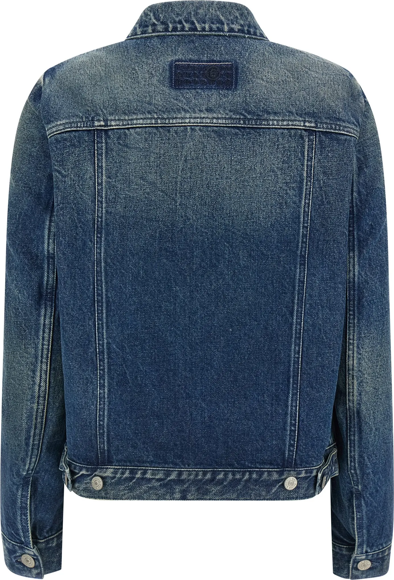 Blue Cotton Denim Jacket MM6 Maison Margiela