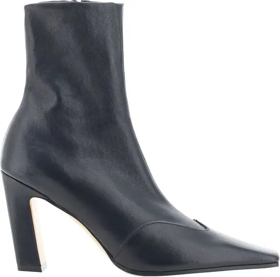 Ботильоны Khaite Black Calf Leather Bos Taurus