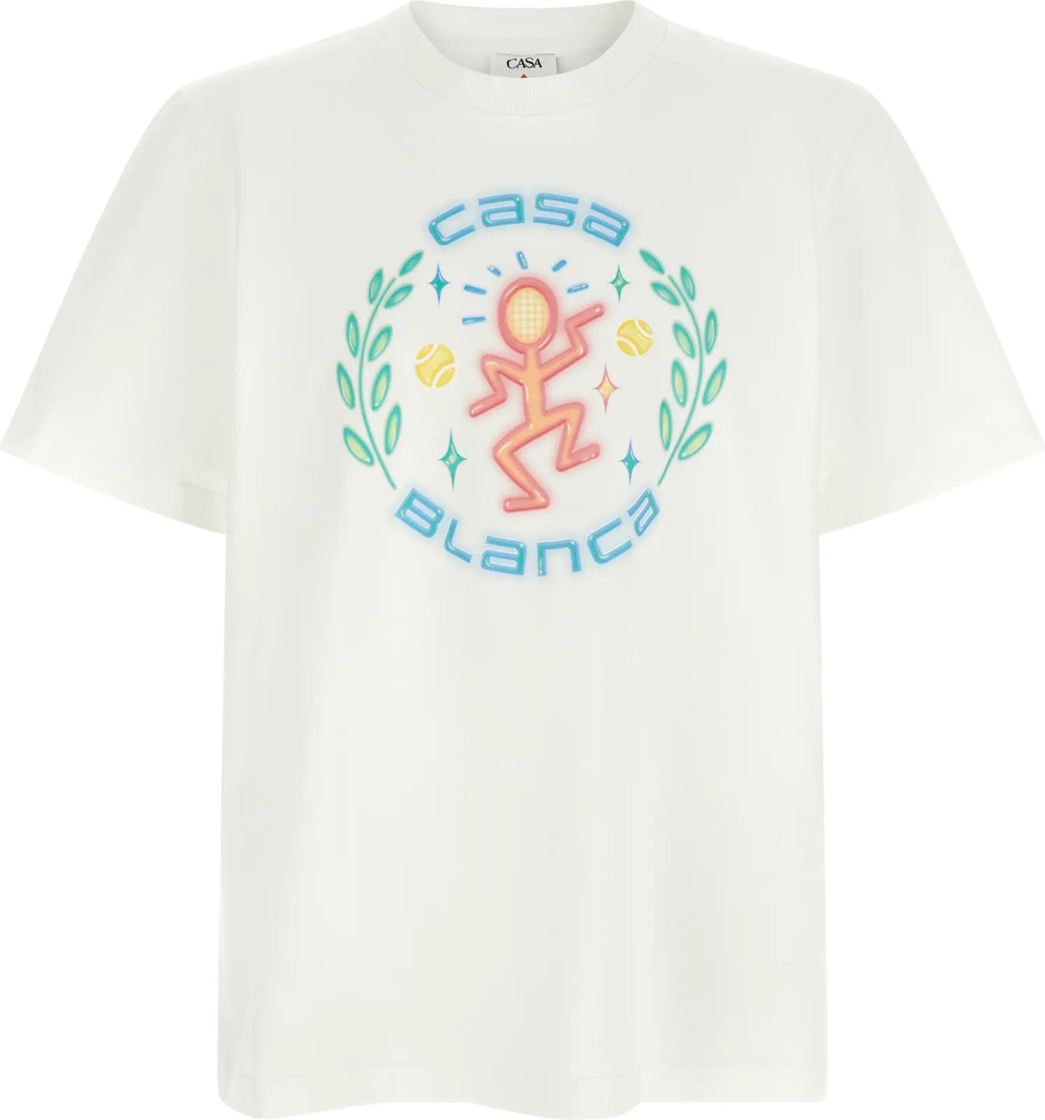Футболка Casablanca White Organic Cotton T-Shirt