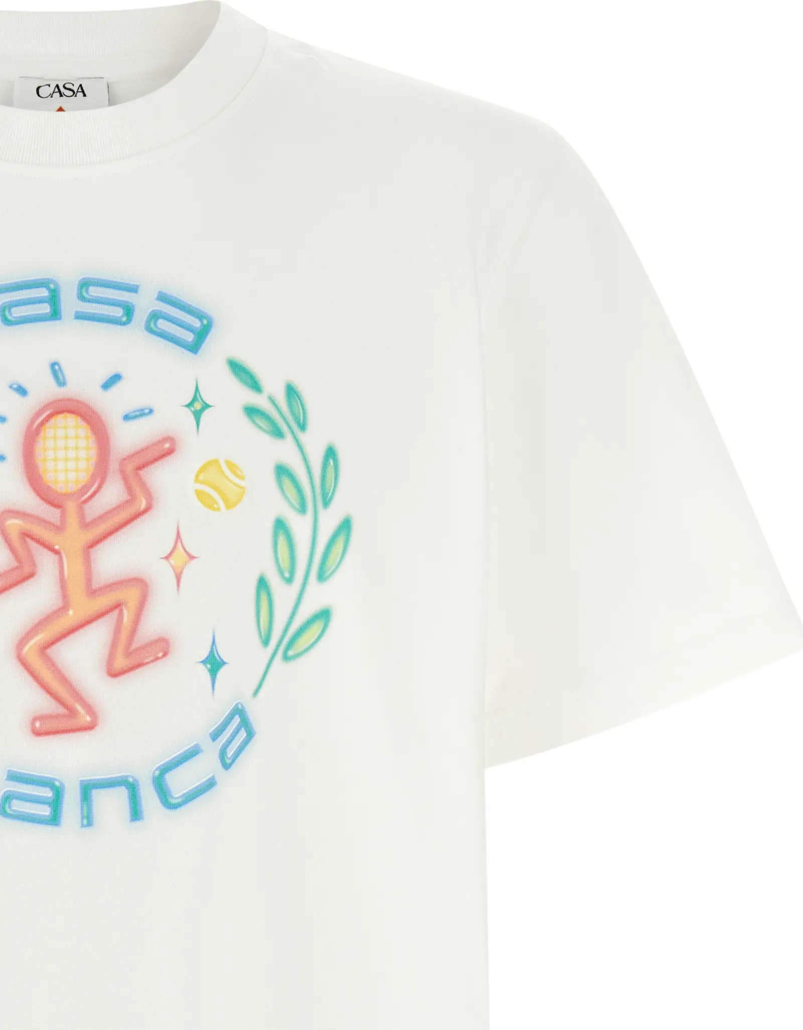 T-shirt Casablanca White Organic Cotton T-Shirt