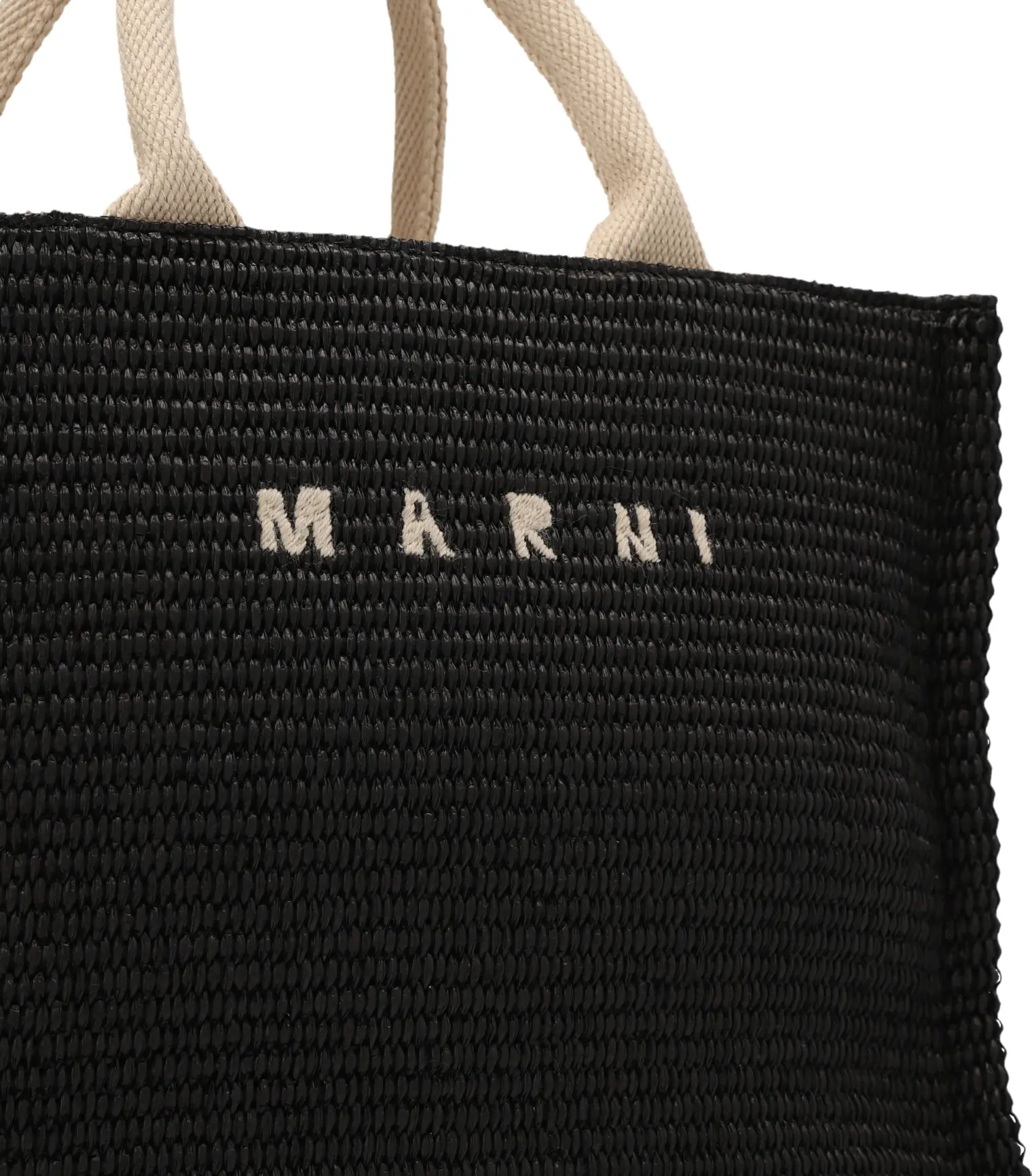 Tote Bag Marni Black Cotton