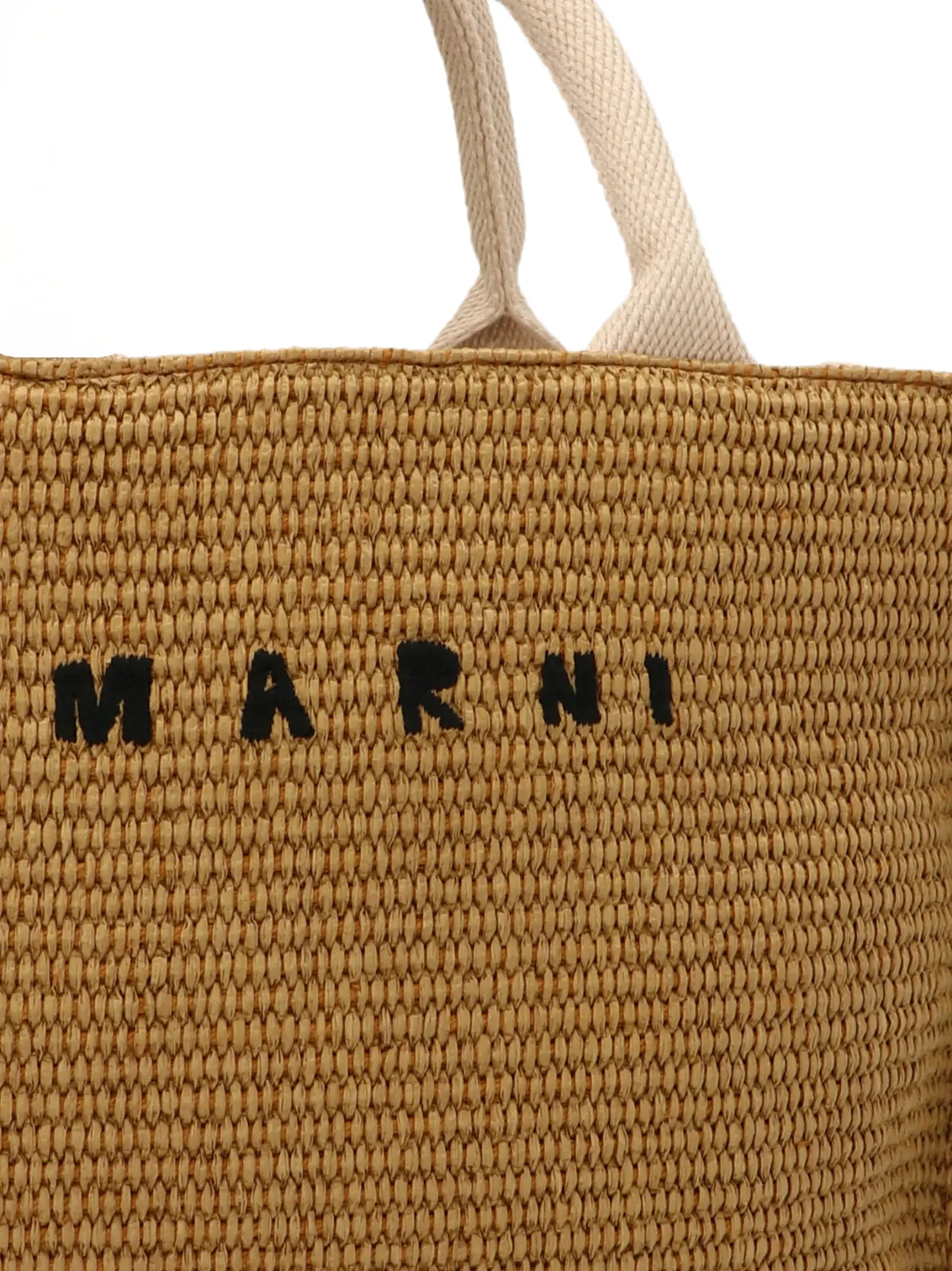 Tote Bag Marni Beige Cotton Tote Bag