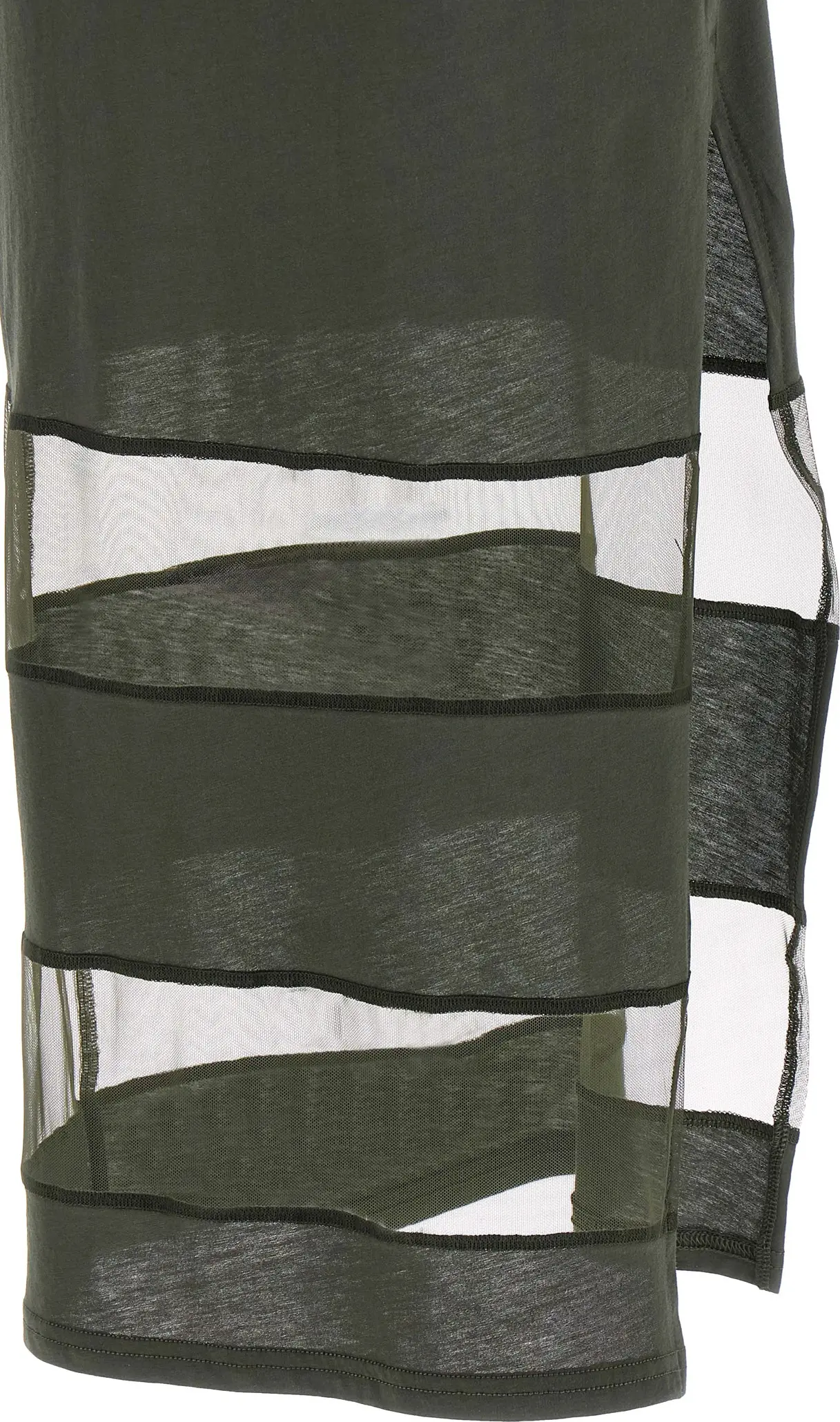 Striped Sheer Polo Dress Coperni