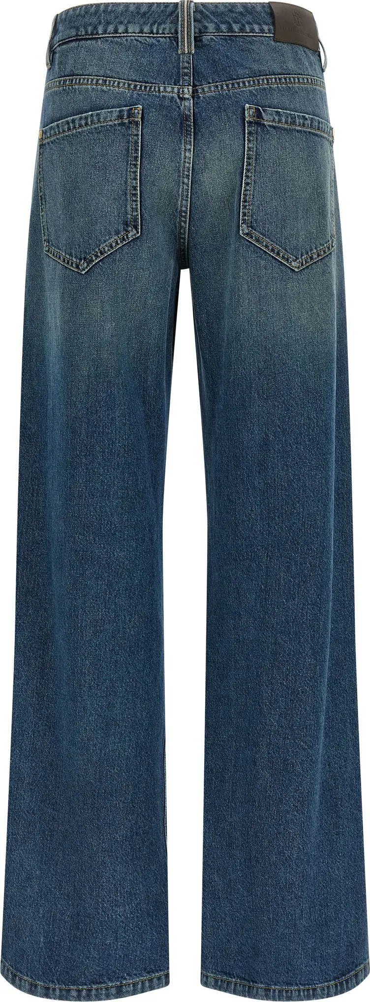 Синие джинсы из денима Brunello Cucinelli