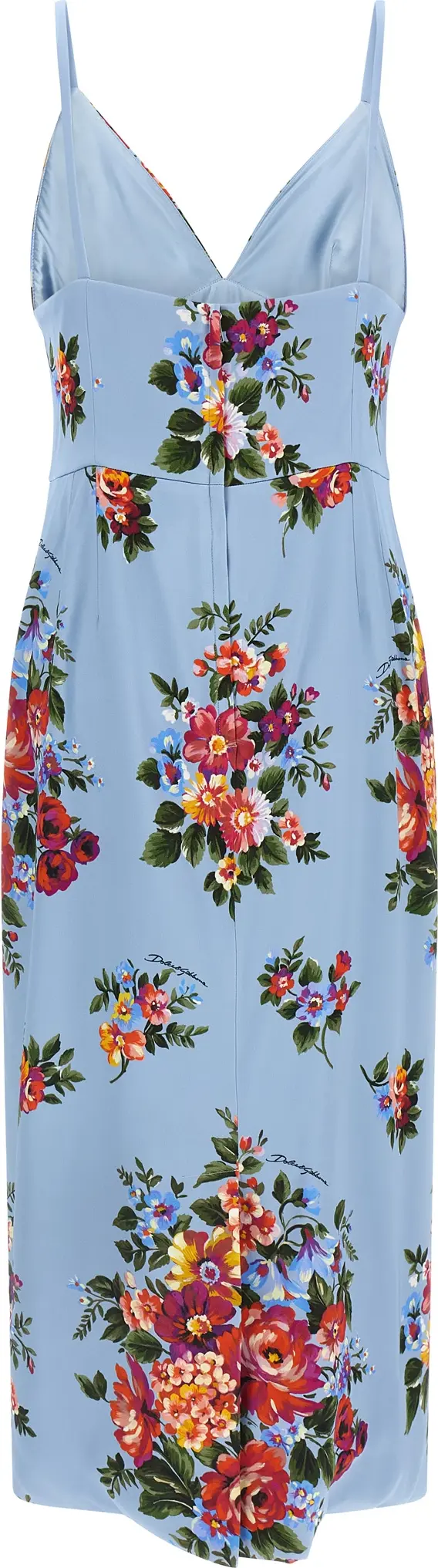 Viscose Midi Dress Dolce & Gabbana