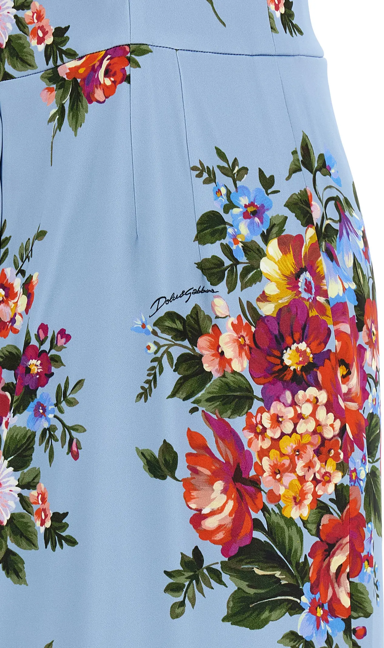 Viscose Midi Dress Dolce & Gabbana