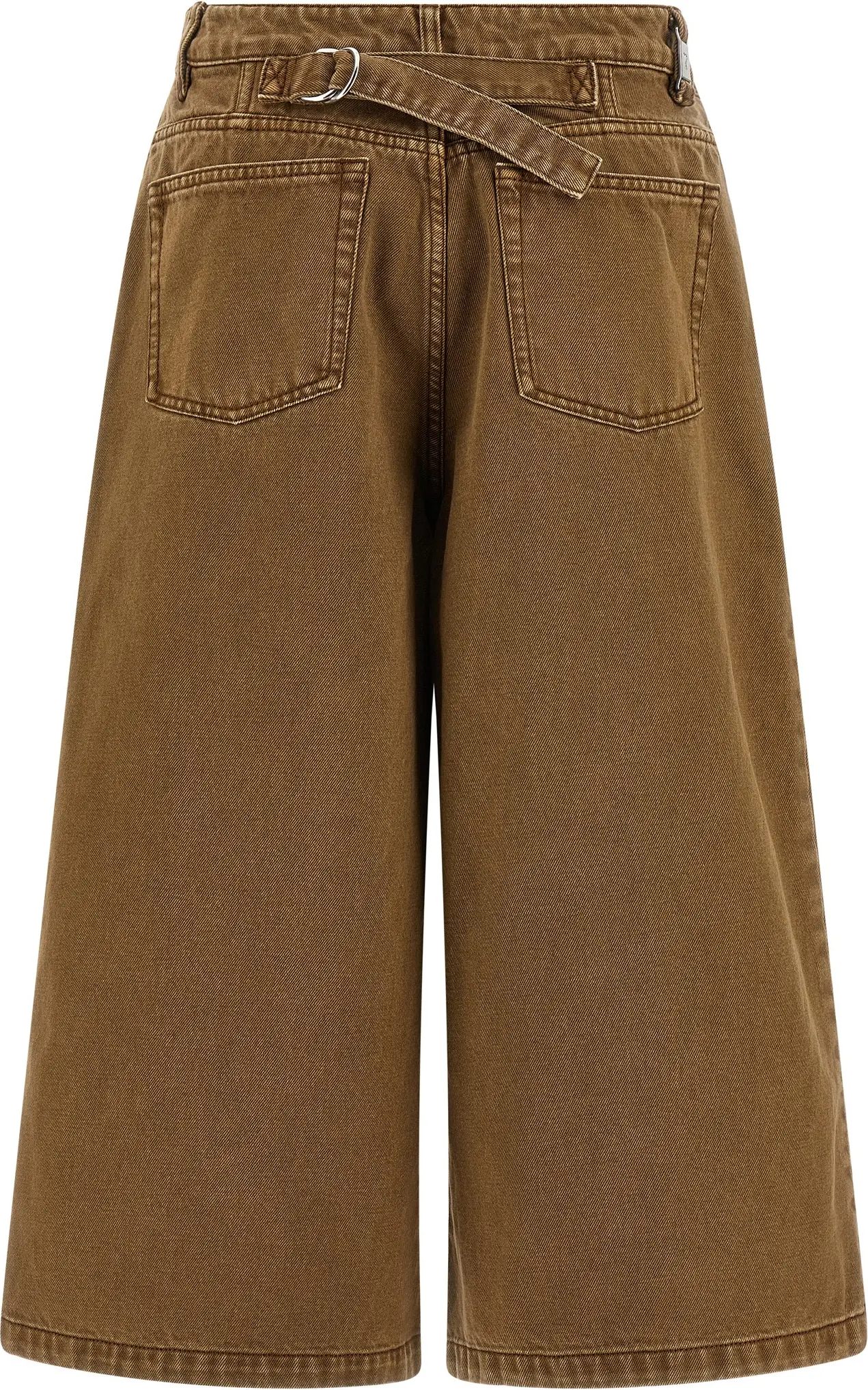 Brown Cotton Bermuda Shorts AMI Paris