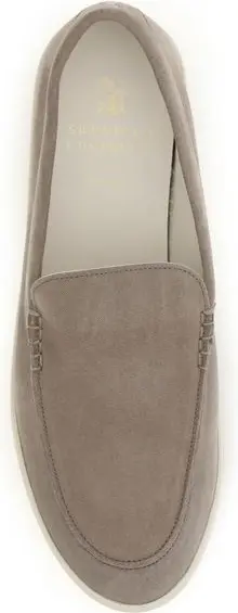 Лоферы Brunello Cucinelli из серой телячьей кожи Bos Taurus