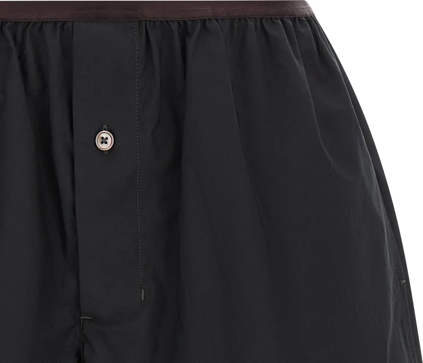 Lemaire Gray Cotton Bermuda Shorts