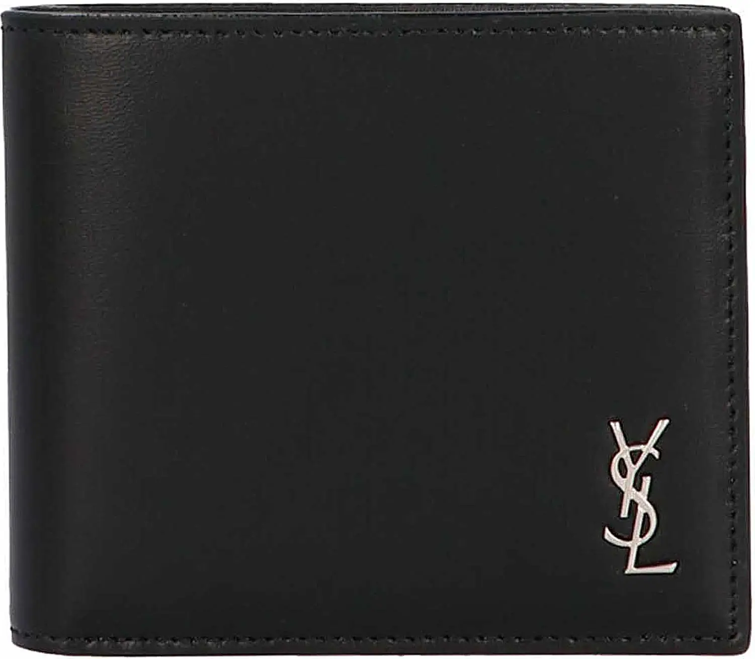 Кошелек Saint Laurent Черная телячья кожа