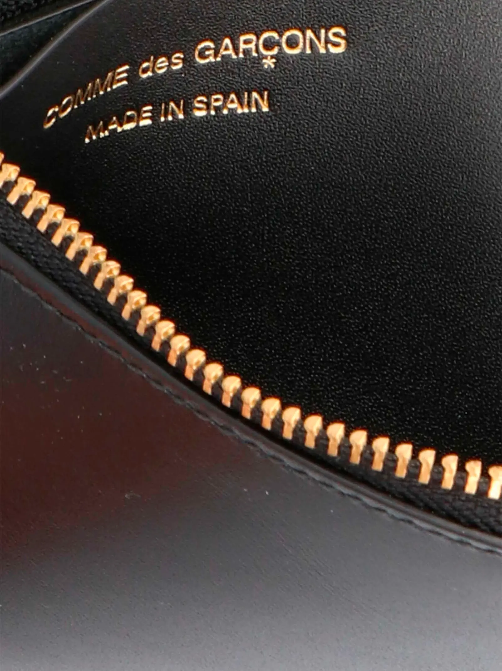 Wallet Comme Des Garcons Black Calfskin