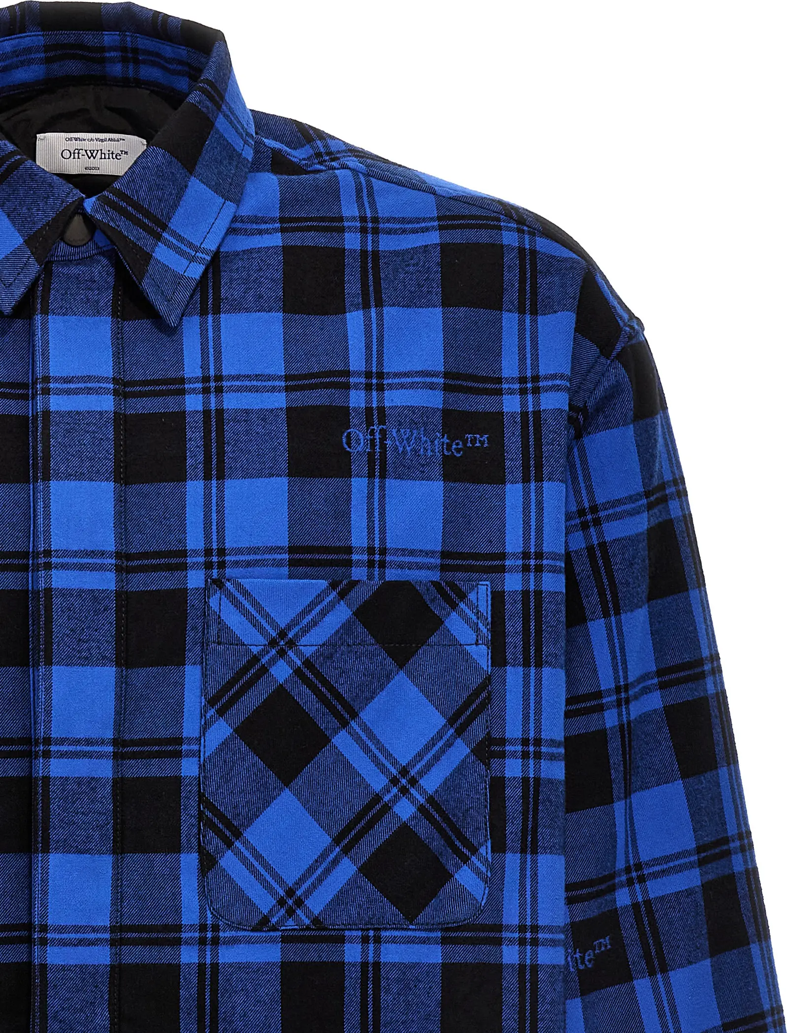 Off-White Blue Cotton Shirt