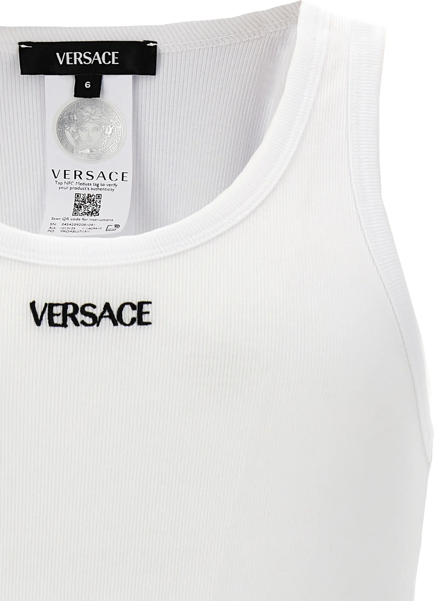 Футболка Versace White Cotton