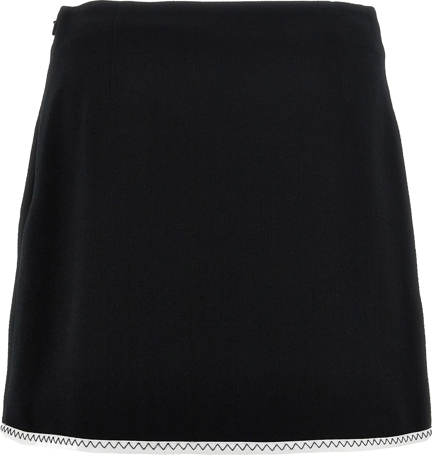 Bicolor Viscose Long Skirt Moschino