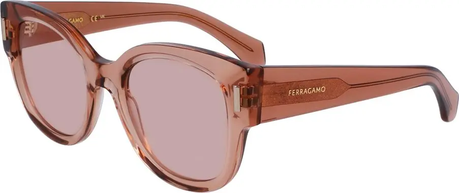 Sunglasses Ferragamo Transparent Acetate