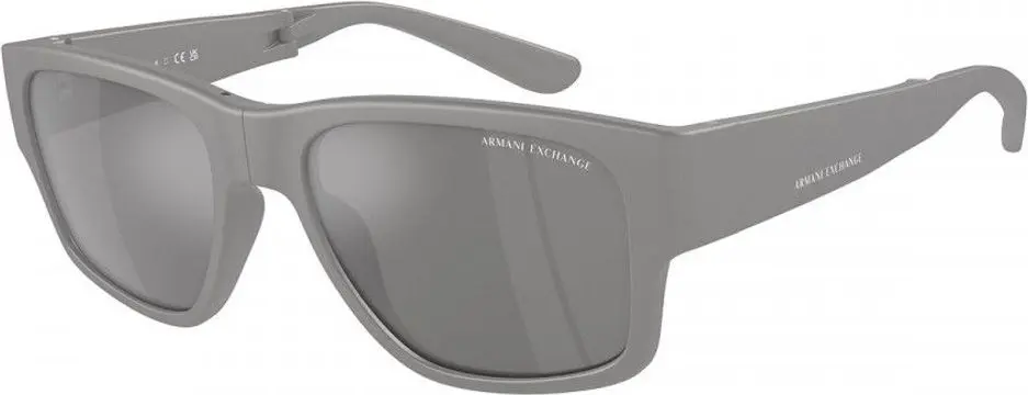 Солнечные очки Armani Exchange Серые инжектированные солнцезащитные очки