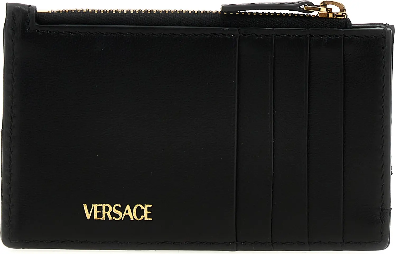 Cardholder Versace Black Lamb Leather Cardholder