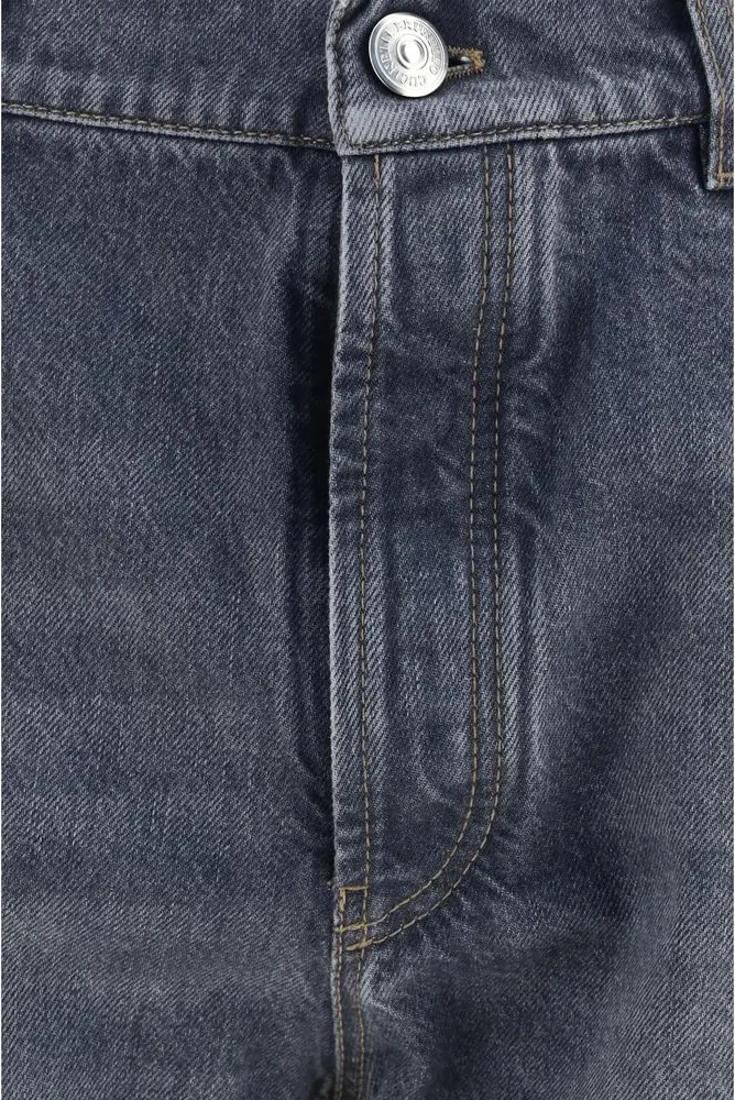 Джинсы прямого кроя из хлопка Brunello Cucinelli