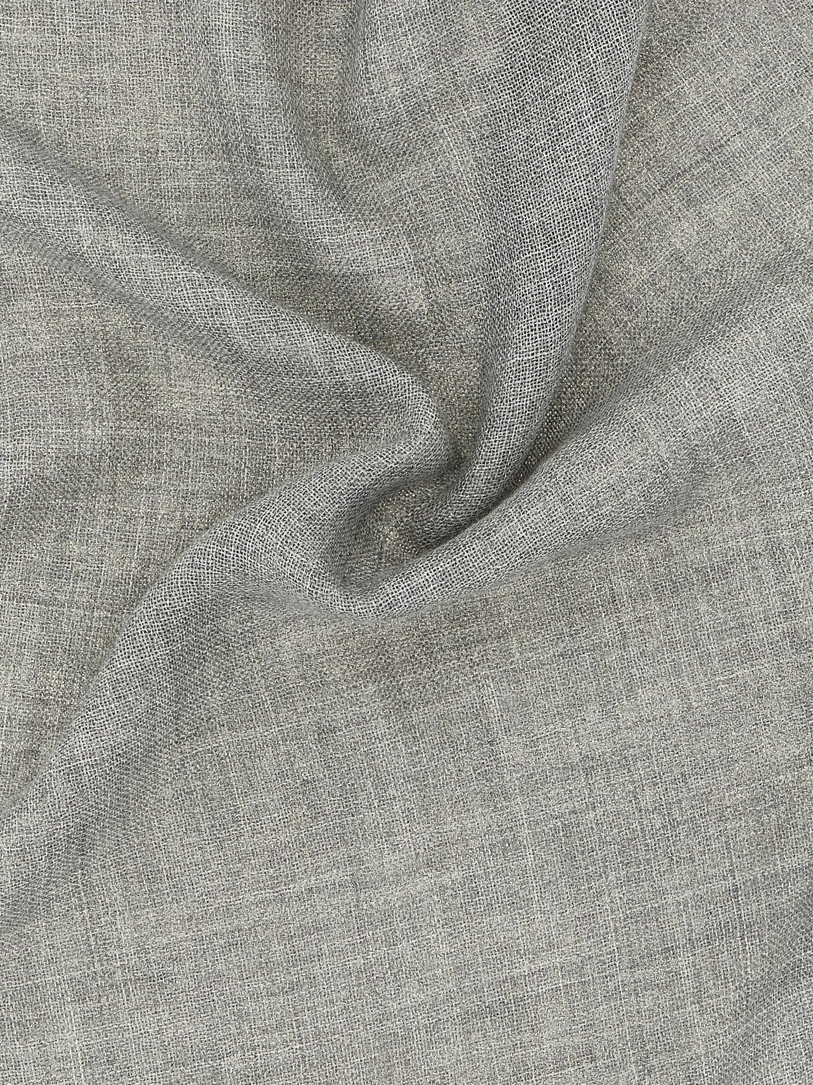 Gray Virgin Wool Scarf Brunello Cucinelli