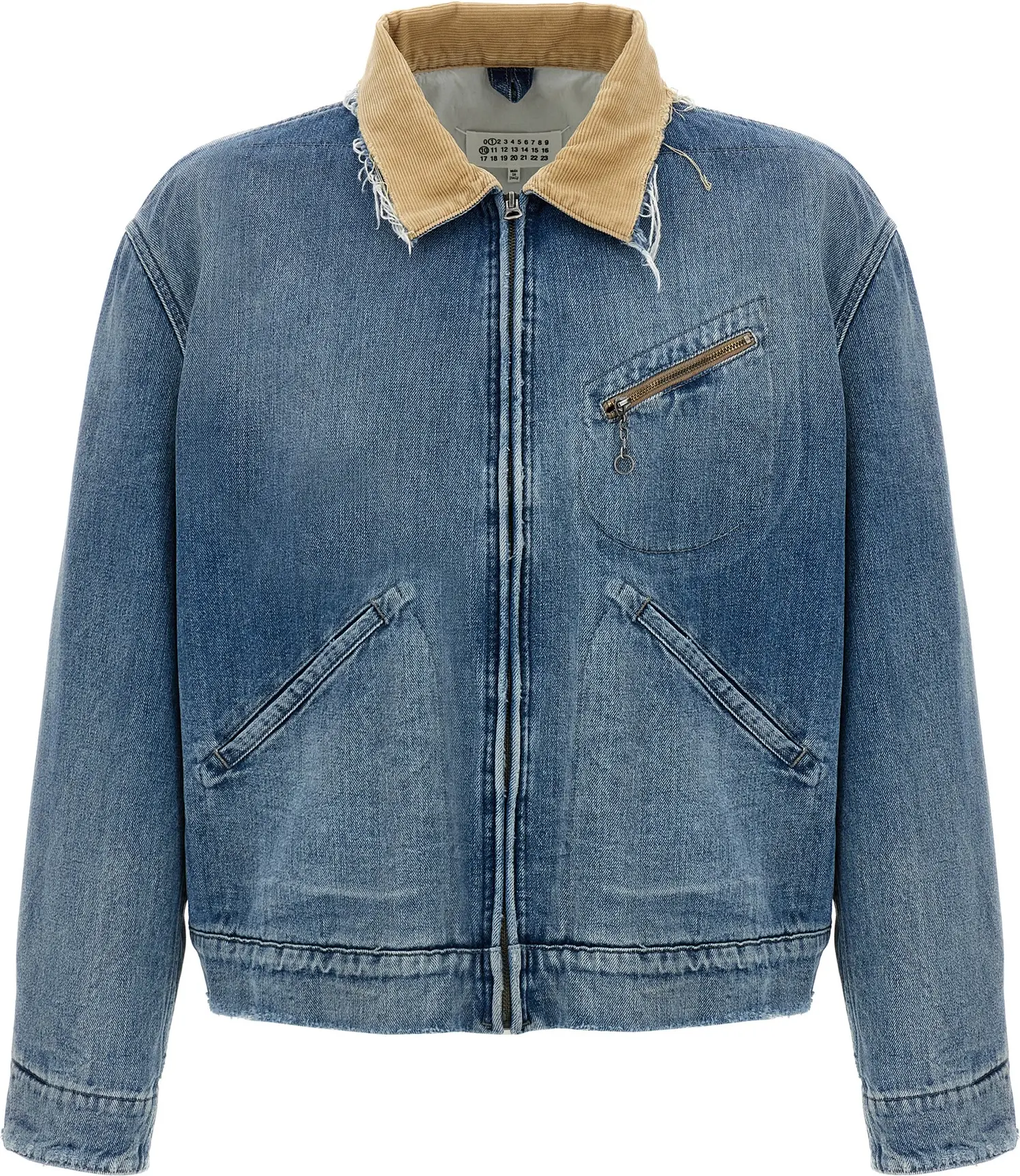 Синяя джинсовая куртка Maison Margiela