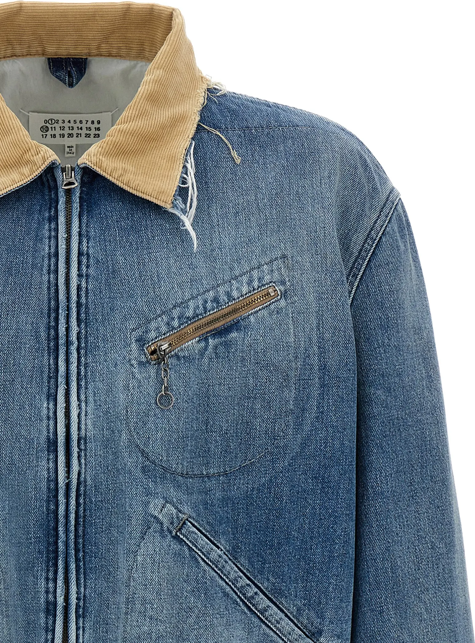Синяя джинсовая куртка Maison Margiela