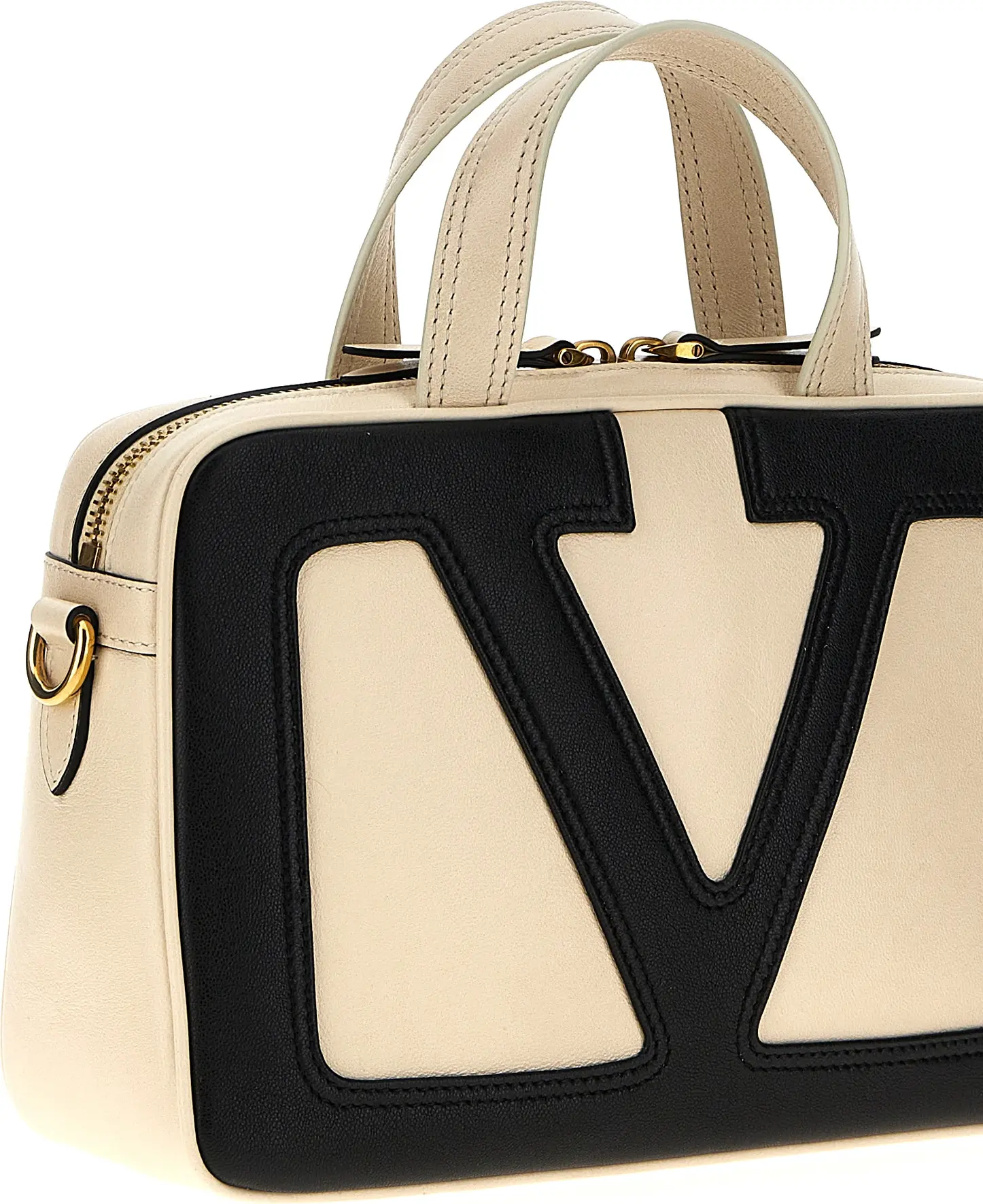 Bicolor Lamb Leather Handbag Valentino Garavani
