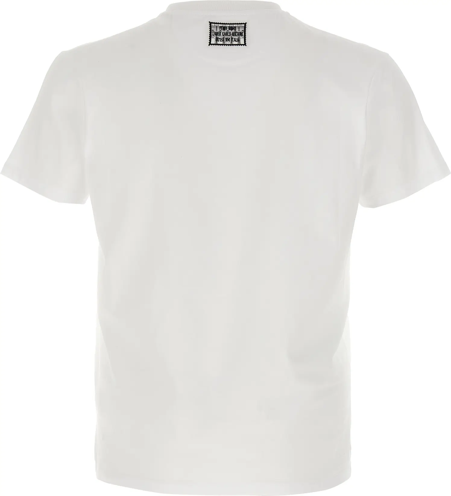 White Cotton T-Shirt Fendi
