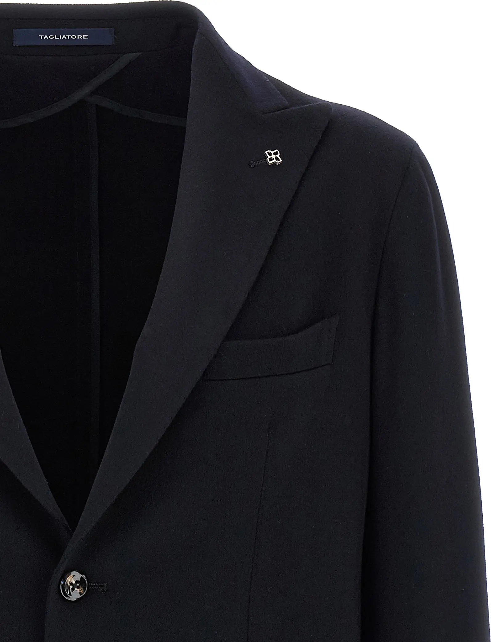 Blue Cashmere Blazer Tagliatore