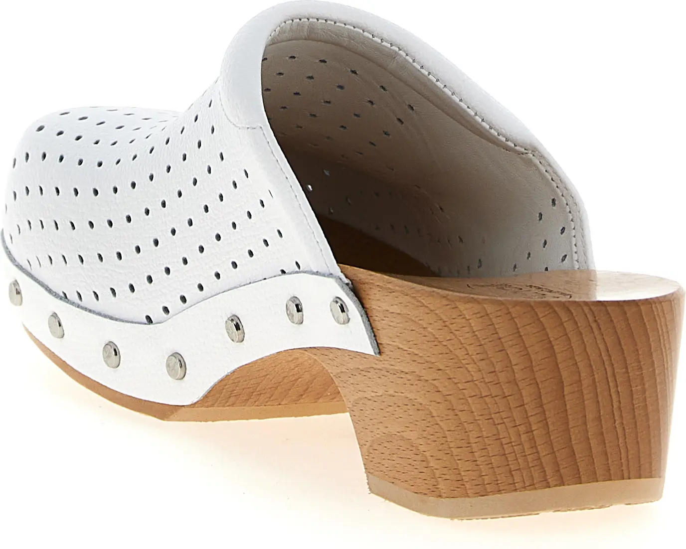 Clogs Balenciaga White Calfskin
