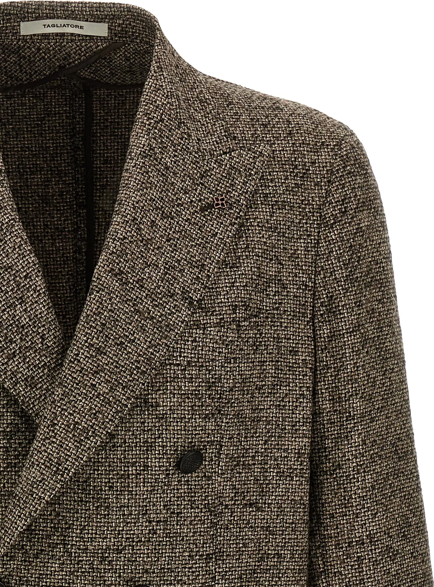 Blazer Tagliatore Brown Virgin Wool