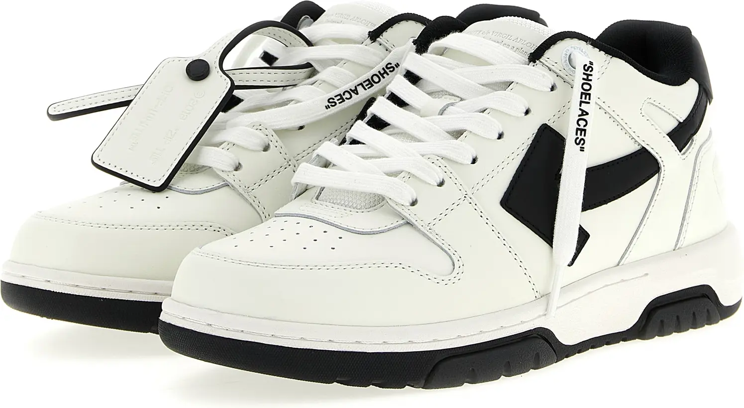 Off-White Ikki Rangli Tortishuvchi Poliester Krossovkalari