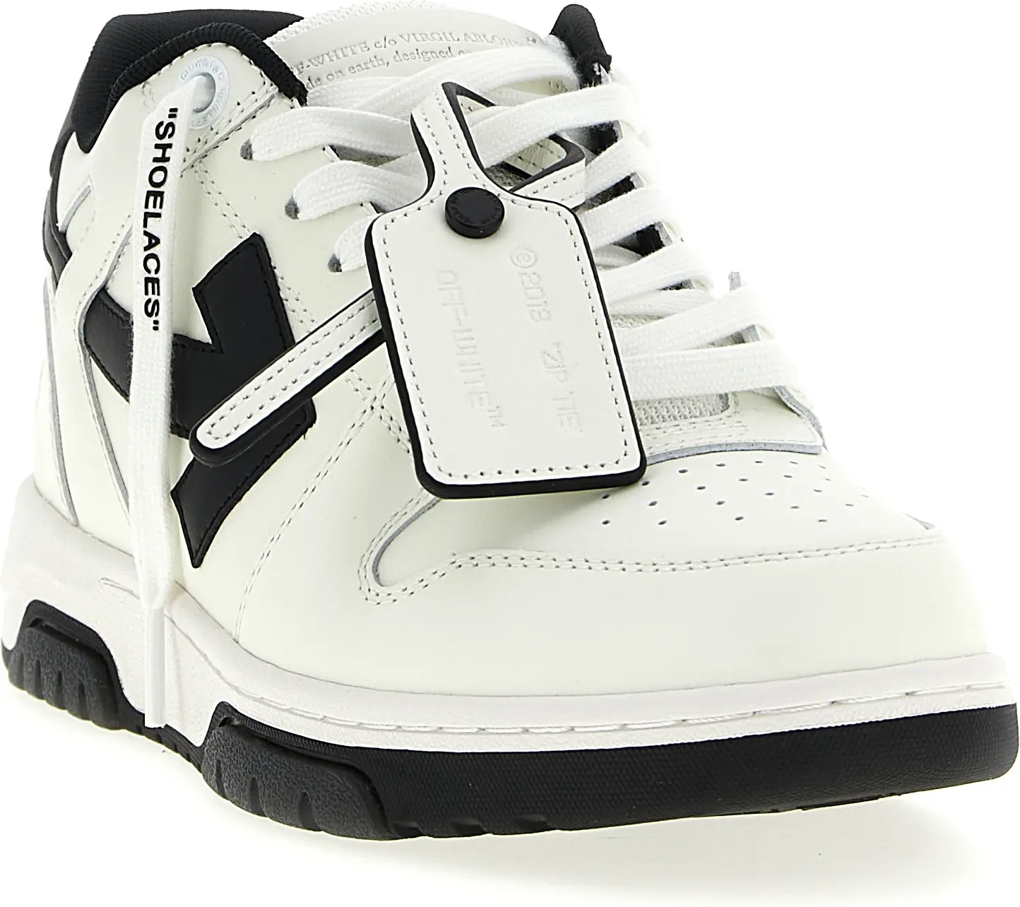 Off-White Ikki Rangli Tortishuvchi Poliester Krossovkalari