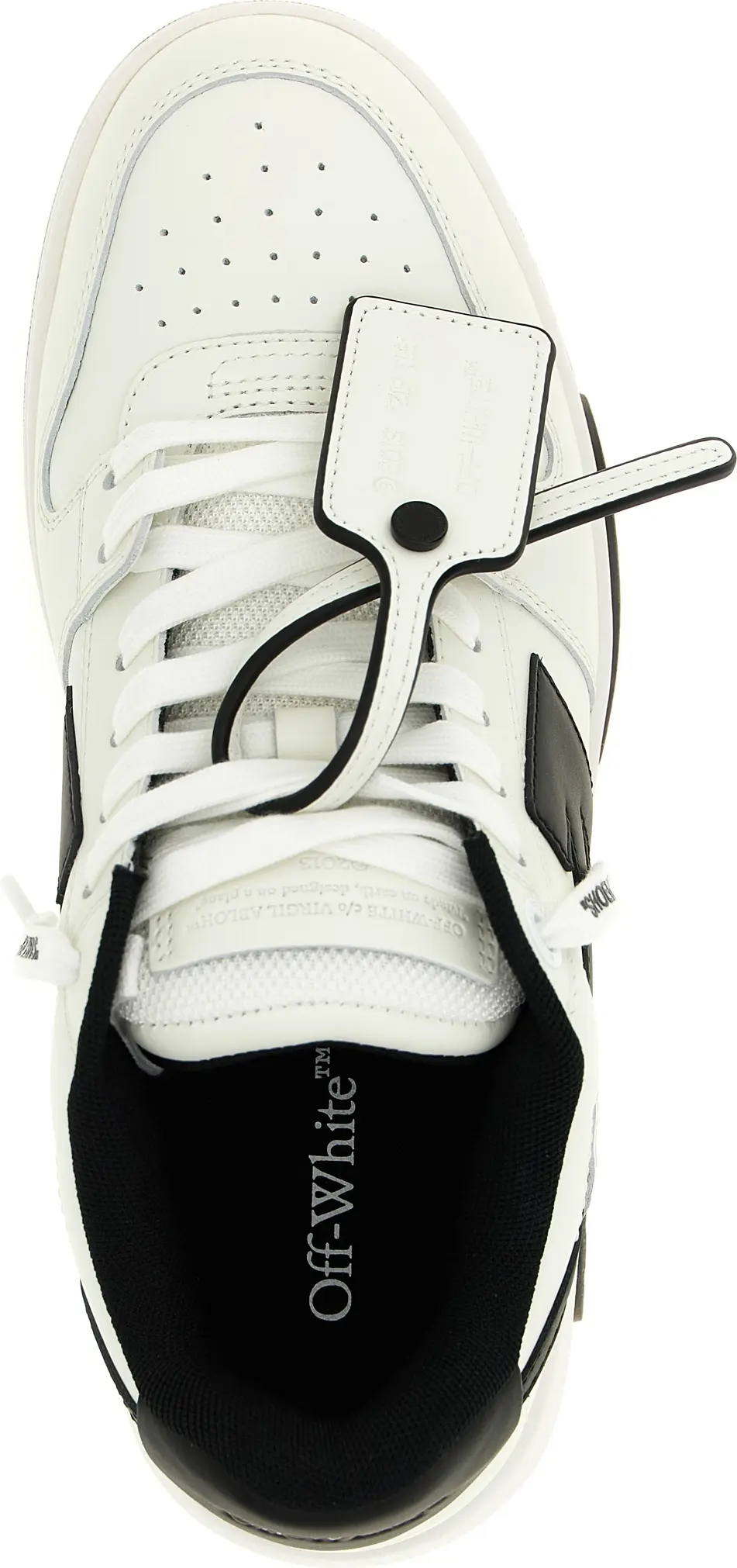 Off-White Ikki Rangli Tortishuvchi Poliester Krossovkalari