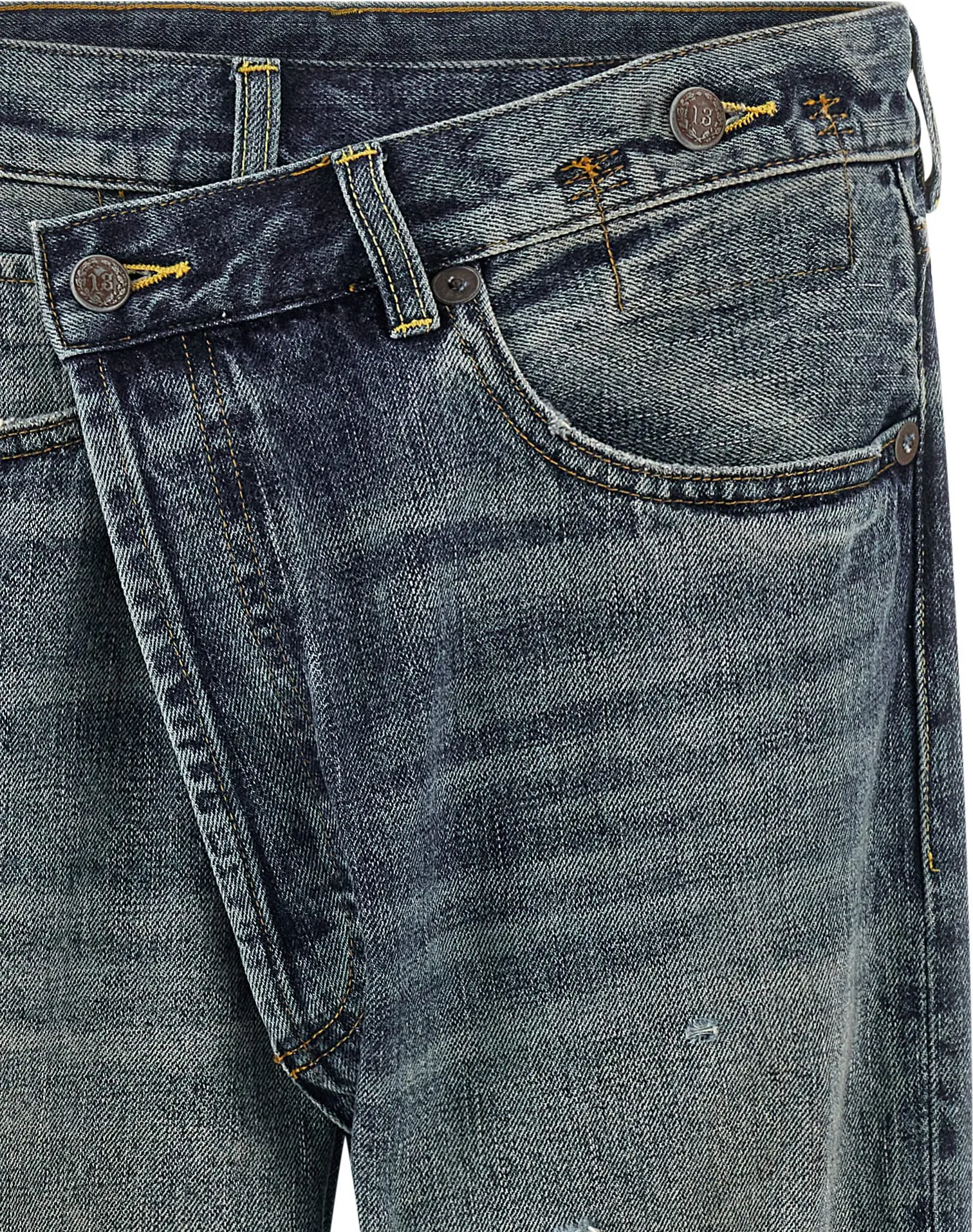Straight-Leg Jeans R13 Crossover
