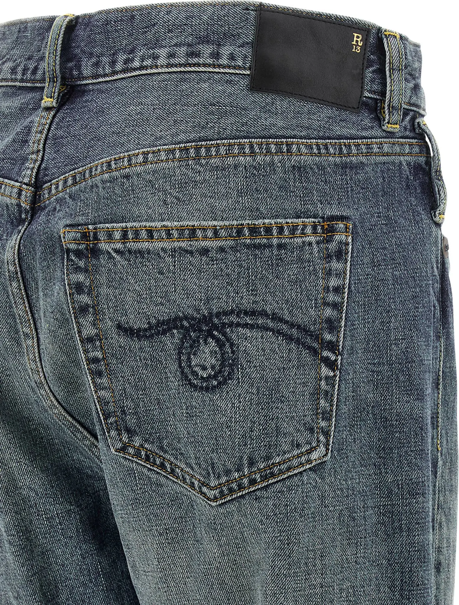 Straight-Leg Jeans R13 Crossover