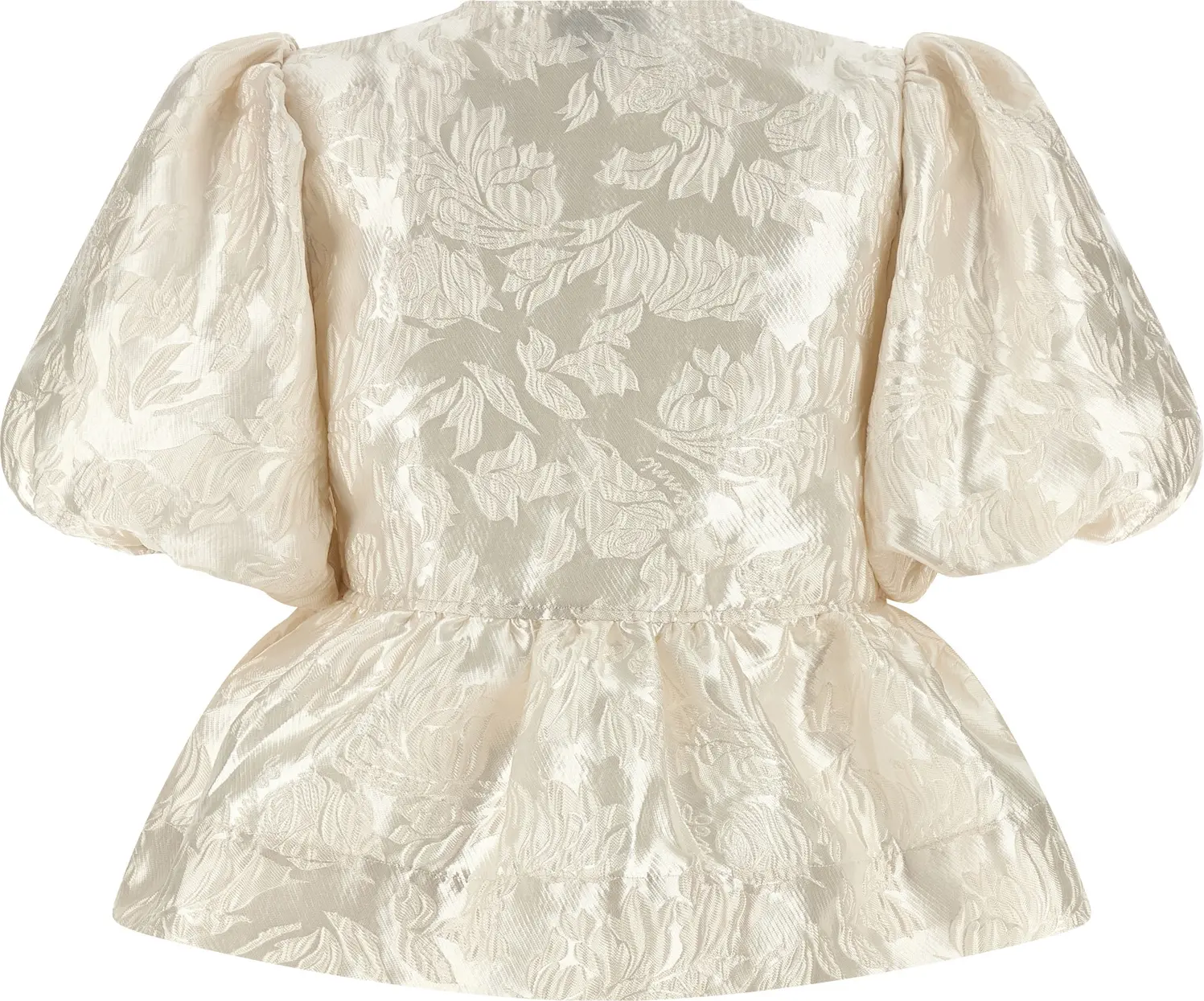 Блузка GANNI Satin Peplum