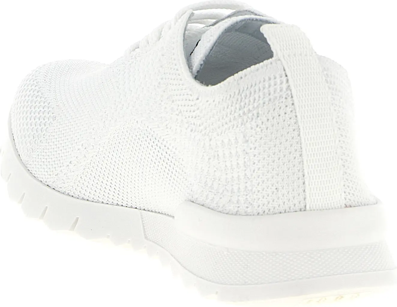 White Cotton Athletic Sneakers by Kiton