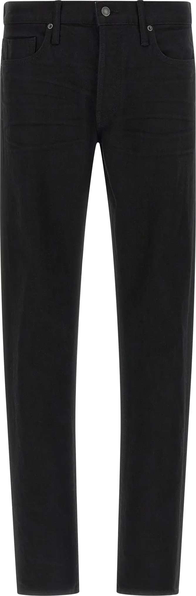 Джинсы Tom Ford Black Cotton Straight-Leg