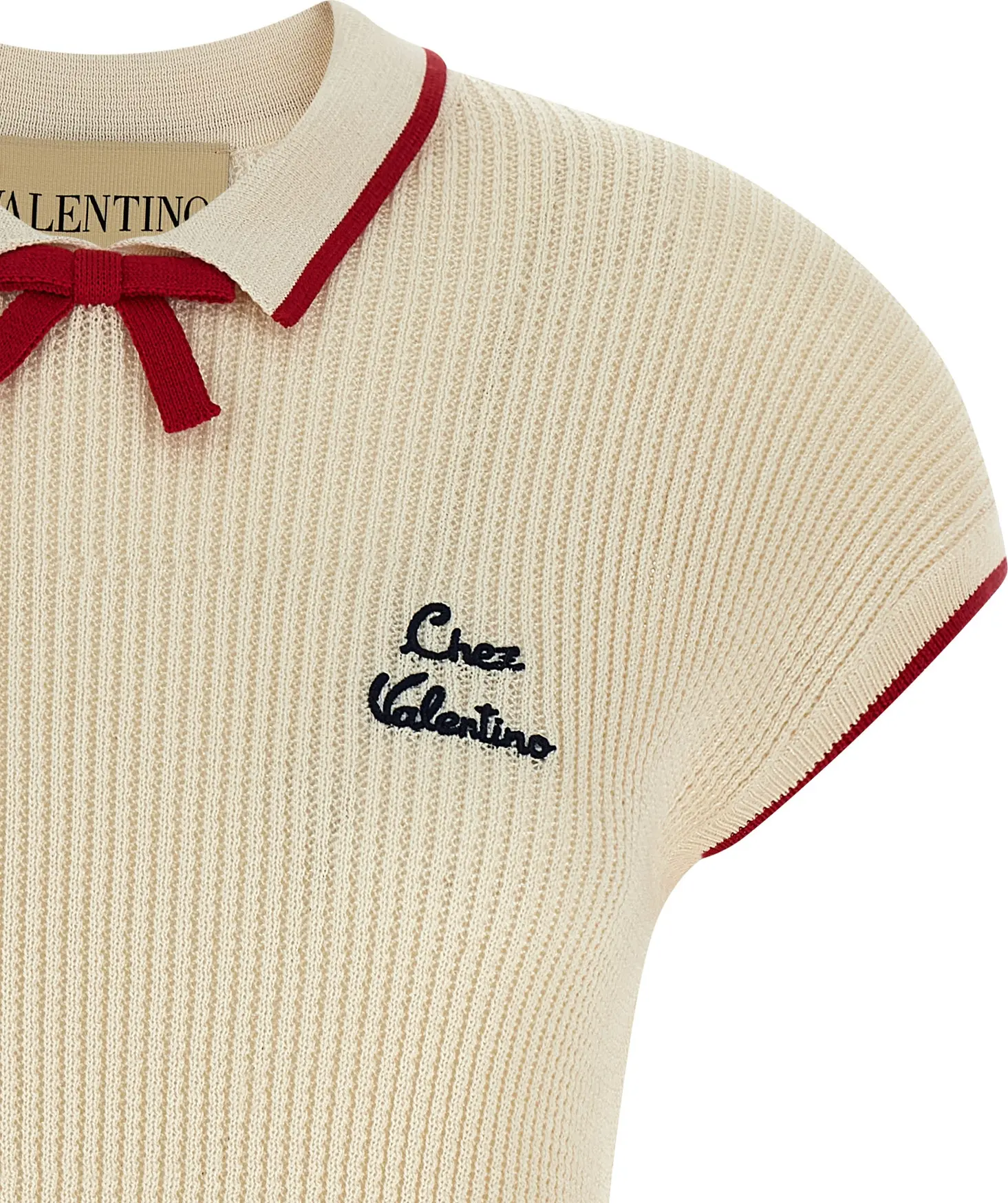 Вязаный топ Valentino Garavani Chez Valentino