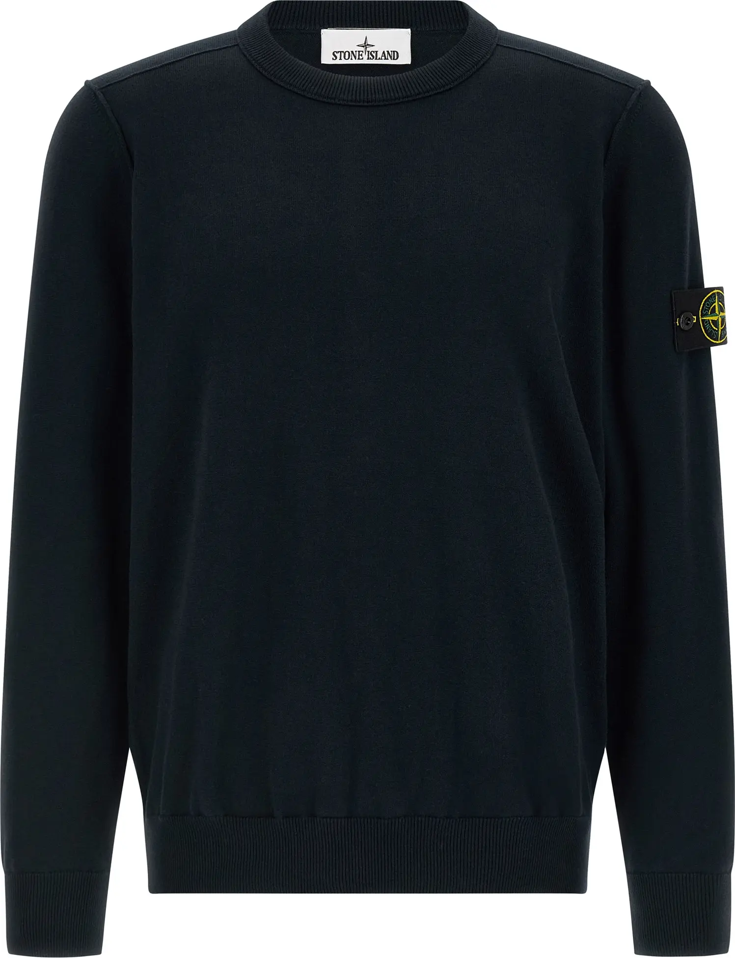 Blue Cotton Cardigan Stone Island