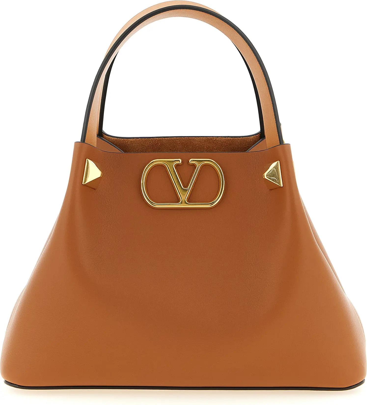 Tote Bag Valentino Garavani Brown Calfskin